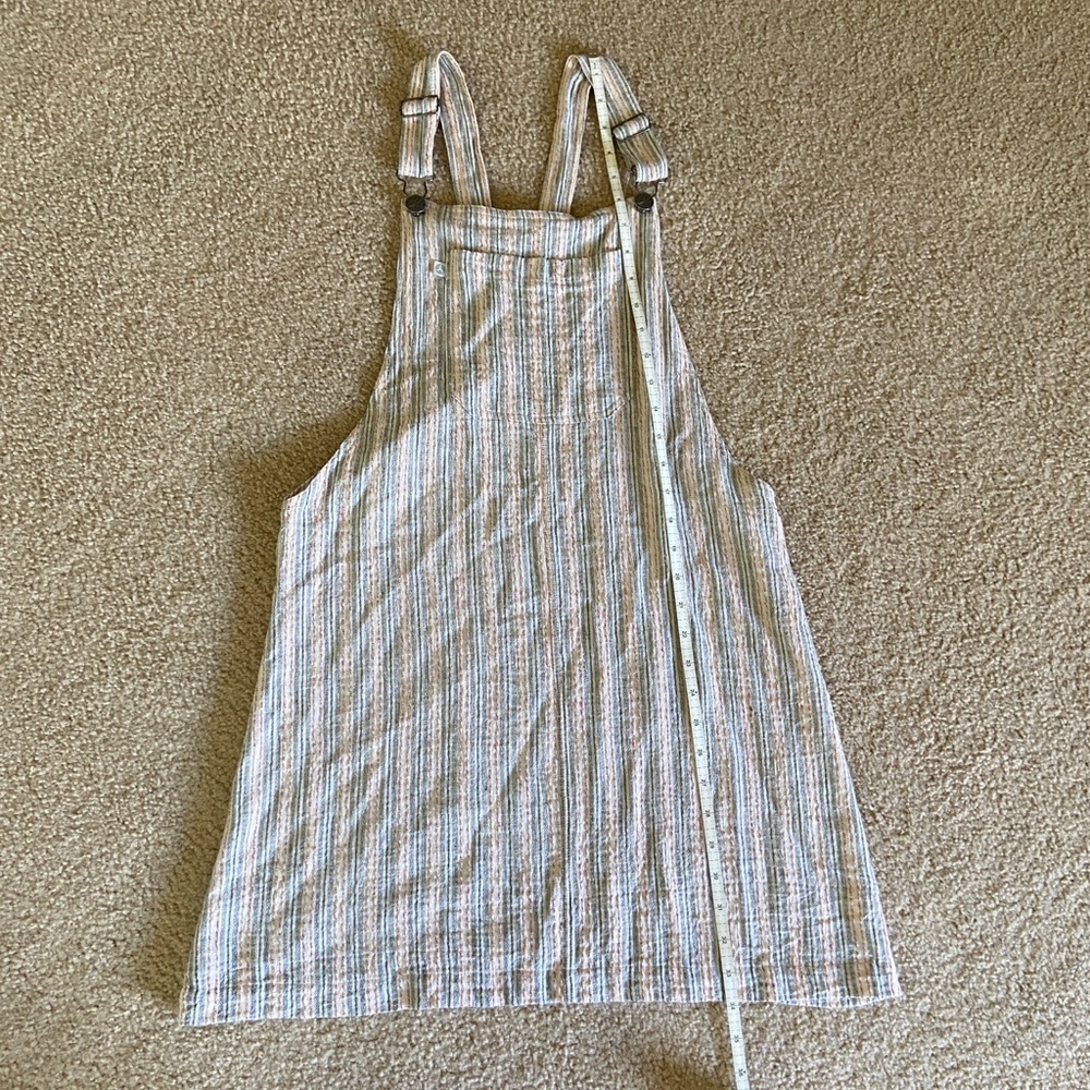 Purnell Workwear Women's Ticking Stripe Overall Dress, size 6
